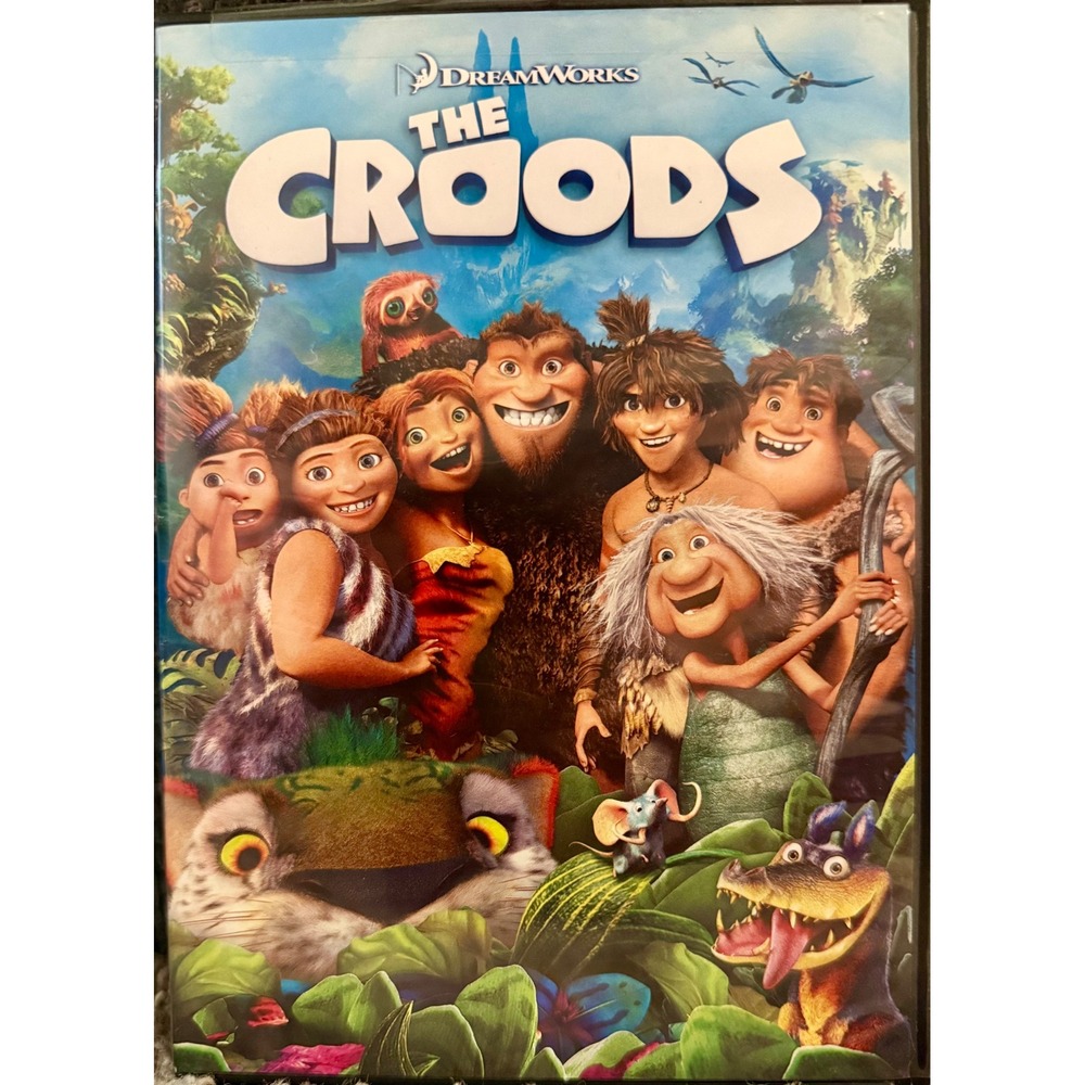 DreamWorks The Croods DVD Kids Family Movie Excellent Animated Comedy